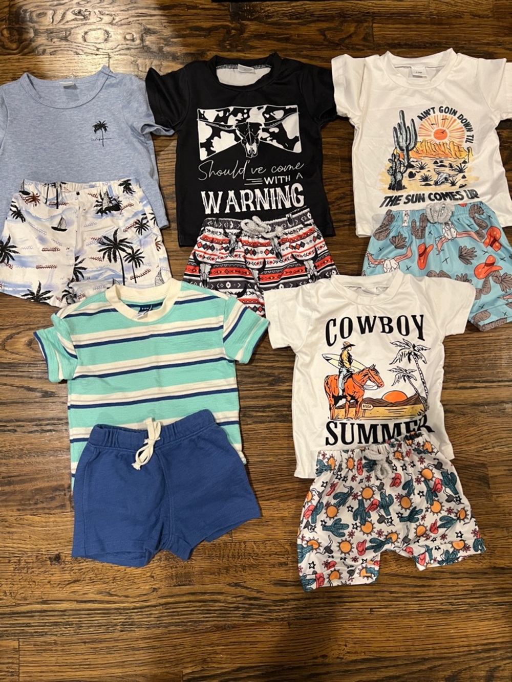Boy’s Old Navy and SHEIN Infant Summer Short Set Bundle